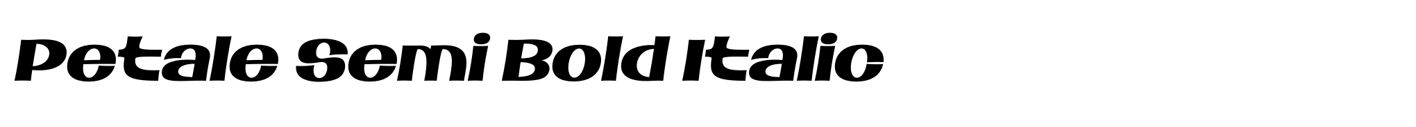 Petale Semi Bold Italic image
